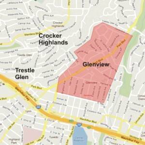 oakland map glenview