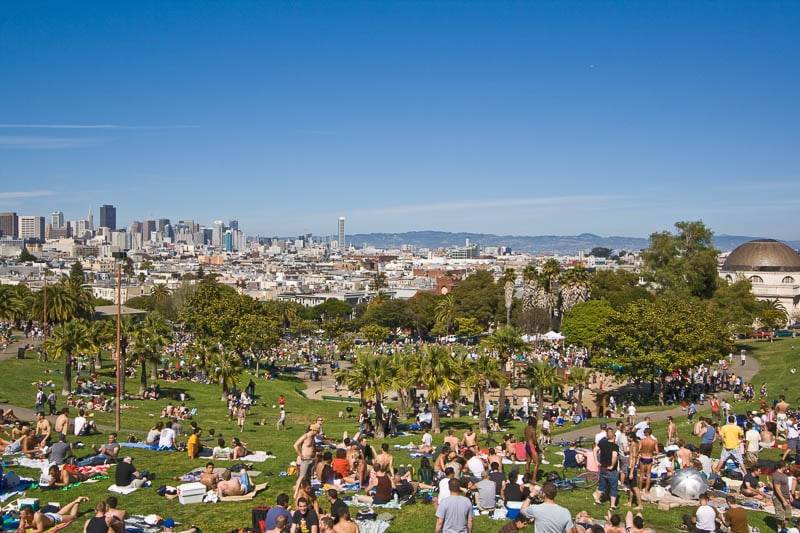 View From Dolores Park