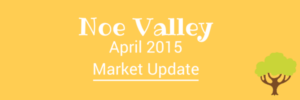 Read more about the article Monthly Market Update: Noe Valley Real Estate [video] – April 2015