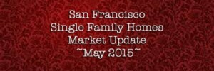 Monthly Market Update: San Francisco Single Family Homes Real Estate [video] – May 2015