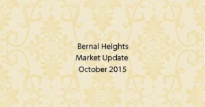 Read more about the article Market Update: Bernal Heights Real Estate [video] – October 2015