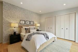 Bedroom of expired real estate listing in san francisco