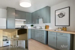 kitchen before after