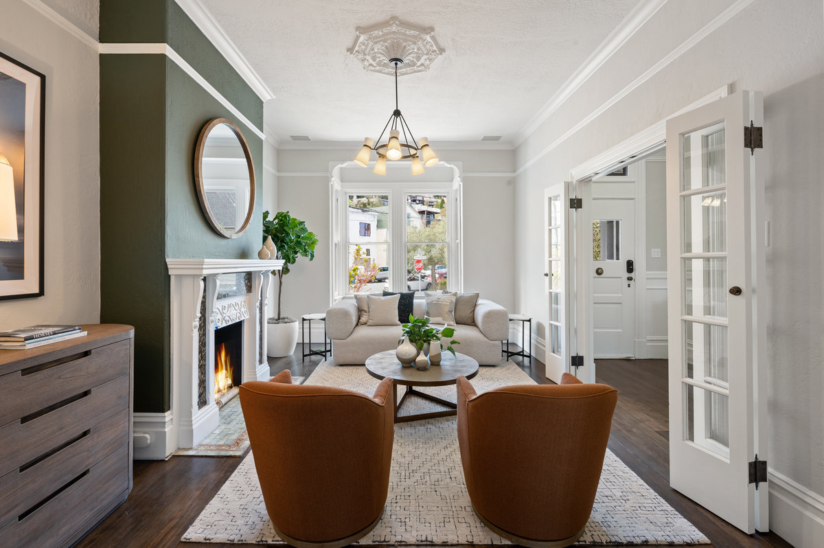 Living Room After Best San Francisco Realtors Transformation
