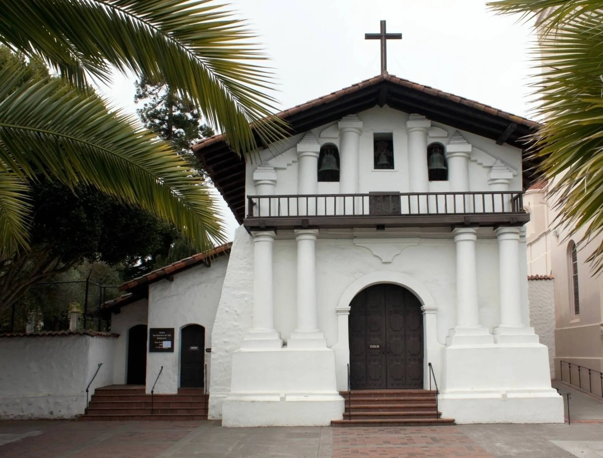 Exterior View of Mission Dolores, the Oldest Building in San Francisco