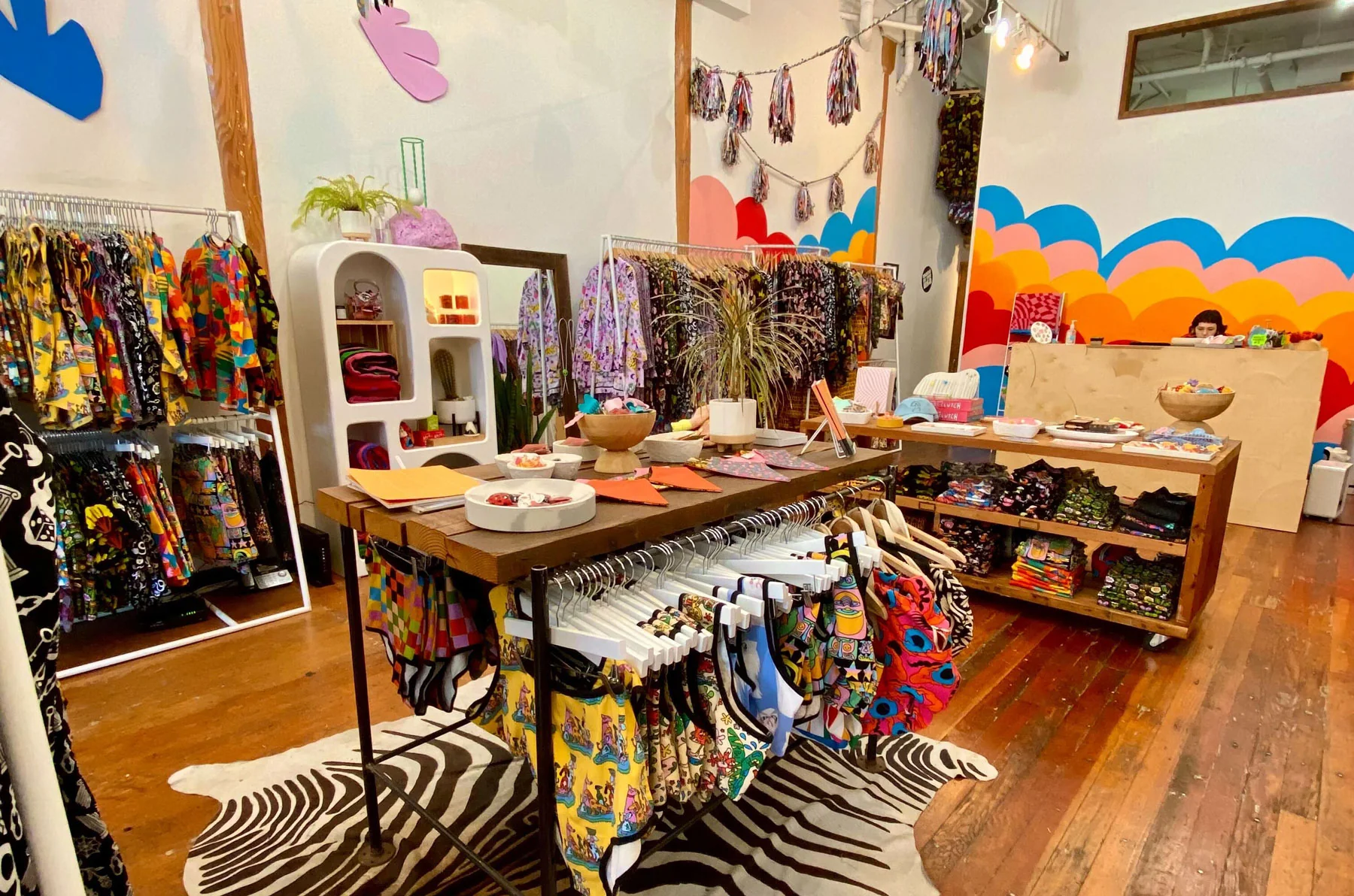 Interior View of Woman-Owned Clothing Boutique Nooworks