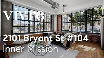 2101 Bryant Street #104 | Chic Brick-and-Timber Loft, Inner Mission SF
