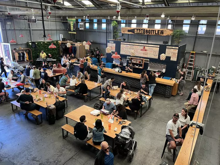 Taproom with Beer Enthusiasts Gathering at Barebottle Brewing Company in Bernal Heights