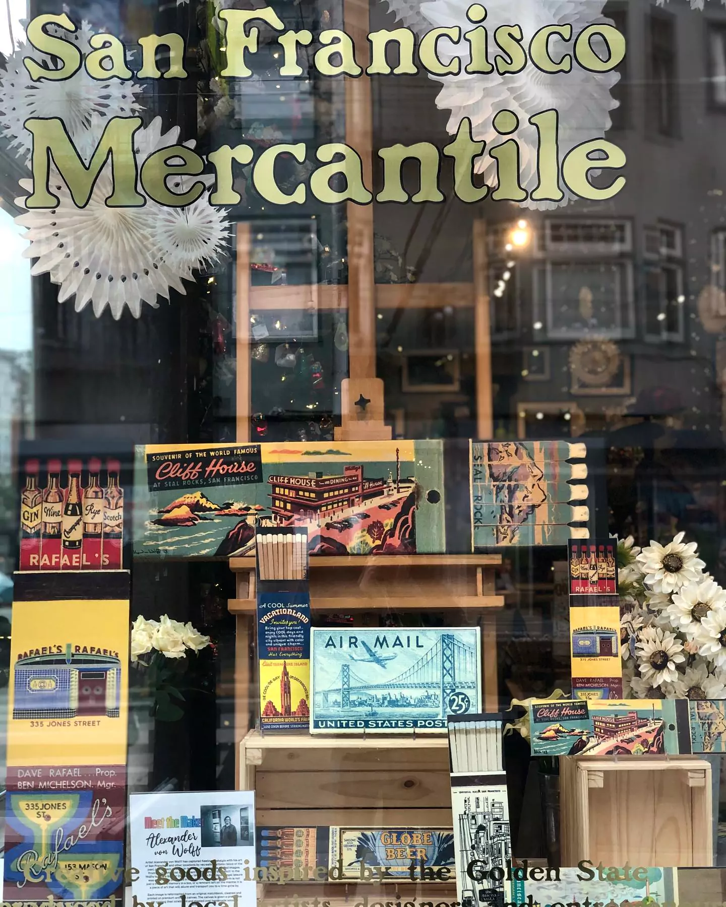 Unique and Local goods at San Francisco Mercantile