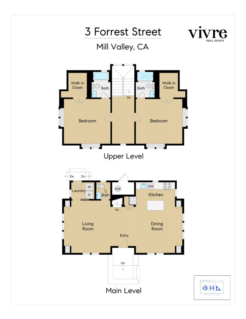 3 Forrest St Mill Valley CA Floor Plan