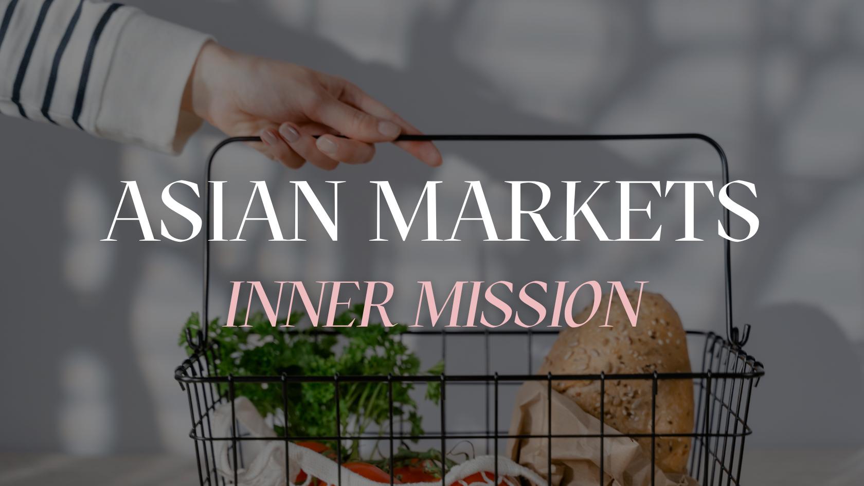 asian markets in the inner mission neighborhood of san francisco