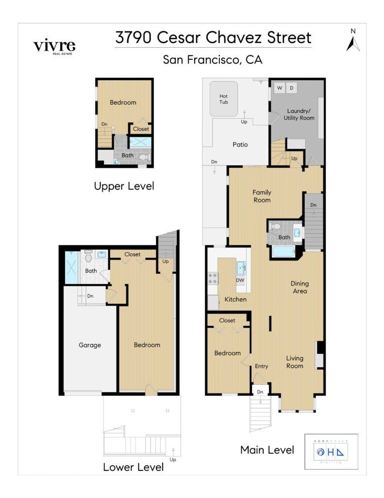 Floor Plans for 3790 Cesar Chavez Street