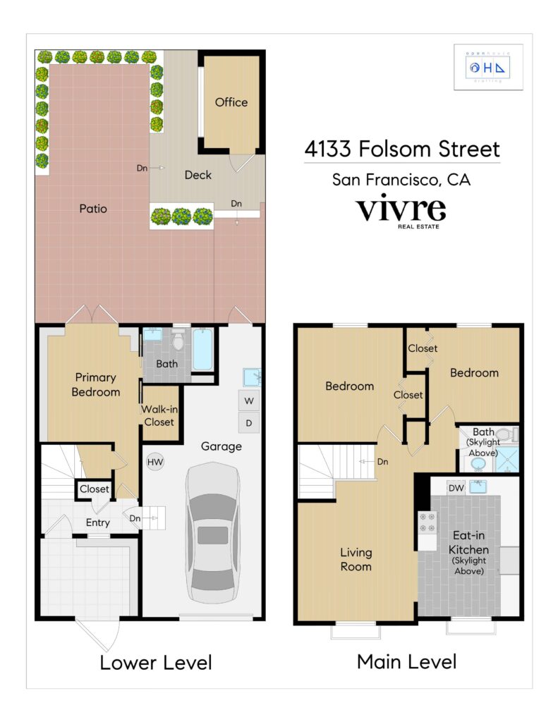 Floor Plan for 4133 Folsom St