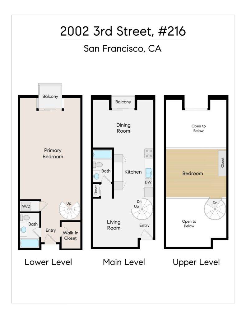 Floor Plans - 2002 3rd Street #216