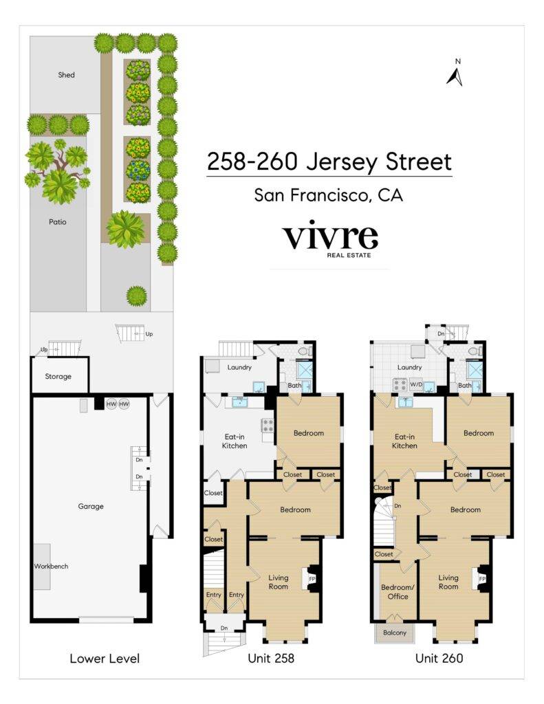 258-260 Jersey Street floor plans