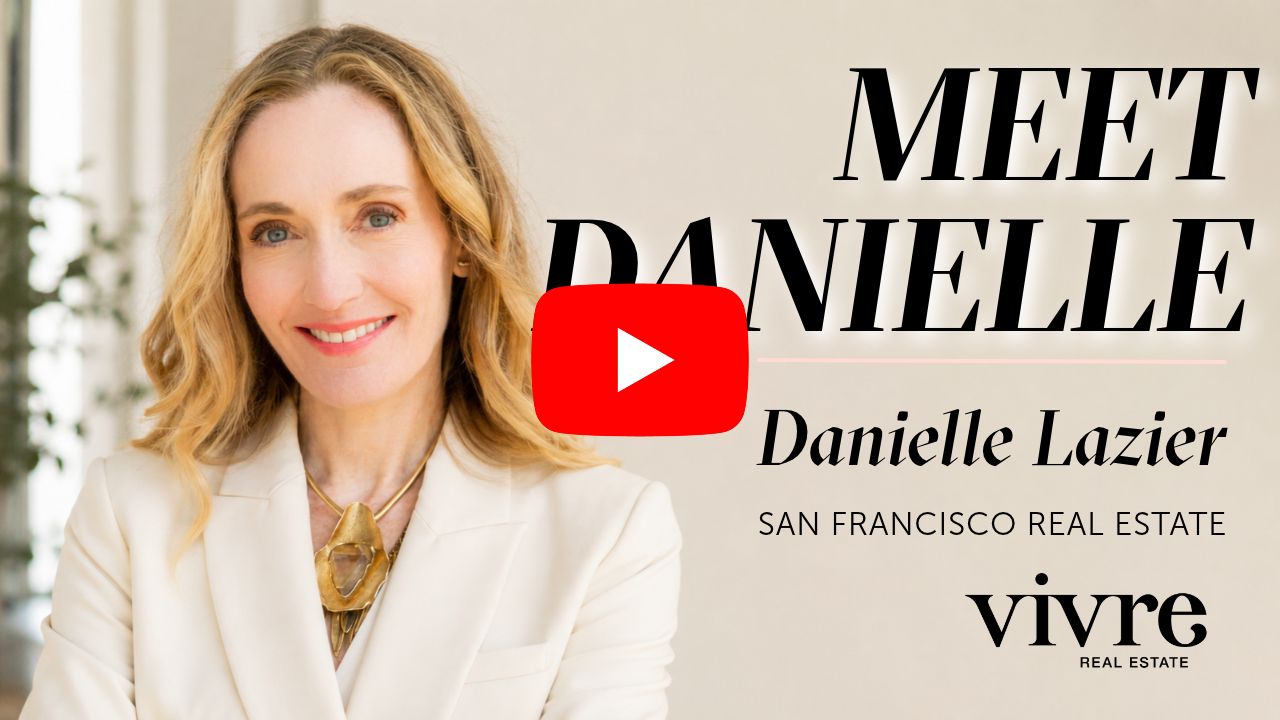 Danielle Lazier answering San Francisco real estate questions on camera